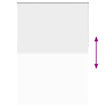 Roller Blind Blackout 160 x 230 cm White 240175