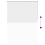 Roller Blind Blackout 160 x 230 cm White 240175
