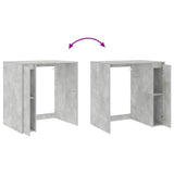 Wash Machine Cabinet Concrete 87 x 60 x 89 cm Engineered wood 8006803