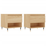 Coffee Tables 2 pcs Sonoma Oak 50x46x50 cm Engineered Wood 830899