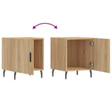 Bedside Cabinets 2 pcs Sonoma Oak 40x40x50 cm Engineered Wood 827603