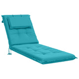 Sunlounger Cushion GEMERT 100% Polyester Turquoise 947541