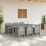 Garden Dining Set 7 pcs Light Grey Polypropylene 3378731