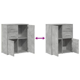 Sideboards 2 pcs Concrete Grey 60x31x70 cm Engineered Wood 3276563