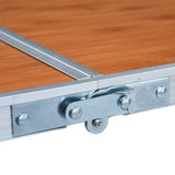Foldable Camping Table Aluminium 120x60 cm 48172