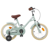 Kids Bike 14 Inches for 3-5 Years Old Light Green 42009200