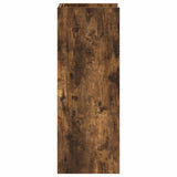 Plant Stand 2 pcs Smoked Oak 30 x 30 x 80 cm Engineered Wood 899587
