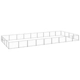 Dog Kennel Silver 36 m Steel 3082155