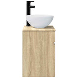 Wall-mounted Sink Vanity Sonoma Oak 39 x 35 x 63 cm 890544