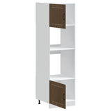 Oven Cabinets 2 pcs Lucca Brown Oak Engineered Wood 3315048