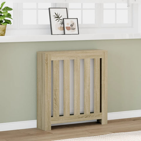 ZNTS Radiator Cover Sonoma Oak 78x20x82 cm Engineered Wood 852728