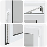 Basement Window "RISOR" 90x50 cm Tilt&Turn DIN Right White 4108357