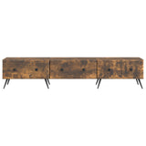 TV Cabinet Smoked Oak 147 x 34.5 x 30 cm Engineered Wood 895630