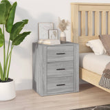 Bedside Cabinet Grey Sonoma 50x36x60 cm Engineered Wood 816718