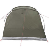 Family Tent Tunnel 6-Person Olive Green Waterproof 4009419