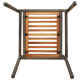 Garden Stacking Chairs 4 pcs Brown and Grey 54 x 56 x 90 cm 3403059