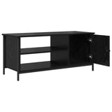 TV Cabinet Black Oak 100 x 40 x 45 cm Engineered Wood 879479
