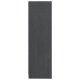 Book Cabinet Grey 70x33x110 cm Solid Pinewood 809956