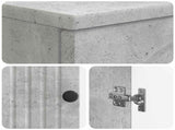 3 Piece Bathroom Cabinet Set ALKMAAR Concrete Grey 3417426