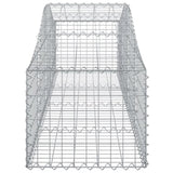 Arched Gabion Baskets 6 pcs 200x50x40/60 cm Galvanised Iron 3145581