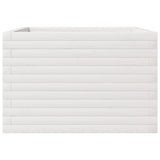 Garden Planter White 70x70x45.5 cm Solid Wood Pine 847254