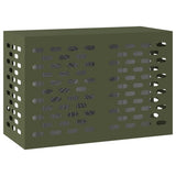 Air Conditioner Cover Olive green 90 x 40 x 60 cm Steel 865893