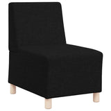 Modular Sofa Unit Armless 3 pcs Black 55 x 74 x 82 cm Fabric 3399794