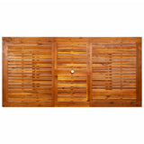 Garden Dining Table x100x75 cm Solid Acacia Wood 316564
