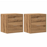 Bedside Cabinets 2 pcs Artisian Oak 40x30x40 cm Engineered Wood 855927