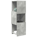 Corner Cabinet Concrete Grey 30.5x30x95cm Engineered Wood 889832
