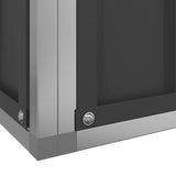 Aviary with Extension Silver 418.5x107x212 cm Steel 3214267