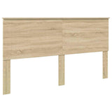 Headboard with Headboard Sonoma Oak 180 cm Engineered wood 887728