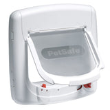 ZNTS PetSafe Magnetic 4-Way Cat Flap Deluxe 400 White 411383