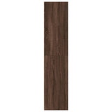 Highboard Brown Oak 30x41x185 cm Engineered Wood 846417