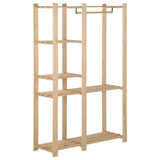 Clothes Rack 110x38x170 cm Solid Pinewood 327324