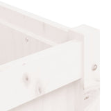 Garden Planter White 180x50x50 cm Solid Wood Pine 837505