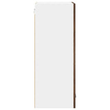 Hanging Cabinet Smoked Oak 40 x 31 x 80 cm Engineered Wood 884306