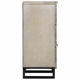 Media Storage Cabinets & Racks White and Black 40 x 33 x 75 cm 4017995