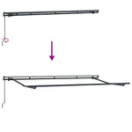 Retractable Awning Manual Cream and anthracite 400 x 200 cm 3329784