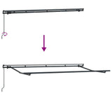 Retractable Awning Multicolour 400 x 200 cm Fabric 3329844