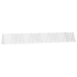 Rabbit Cage Silver 430 x 55 x 55 cm Galvanised Steel 42019226