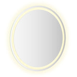 LED Bathroom Mirror Transparent 70 cm Tempered Glass 42045848