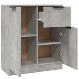 Sideboards 2 pcs Concrete Grey 60x30x70 cm Engineered Wood 3115815
