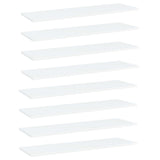Bookshelf Boards 8 pcs White 100x30x1.5 cm Engineered Wood 805395