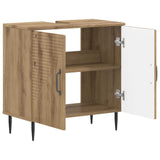 Bathroom Sink Cabinet HAARLEM Artisan Oak 59.5 x 31.5x 59 cm 896794