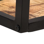 Wall Shelves 2 pcs 80 cm Rough Mango Wood 320670