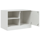TV Cabinets 2 pcs White 67x39x44 cm Steel 841702