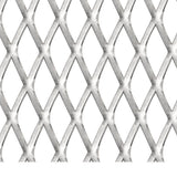 Garden Wire Fence Stainless Steel 100x85 cm 30x17x2.5mm 142283