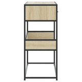 Console Table Sonoma Oak 90x35x80 cm Engineered Wood 849175