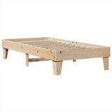 Bed Frame without Mattress 100x200 cm Solid Wood Pine 855361